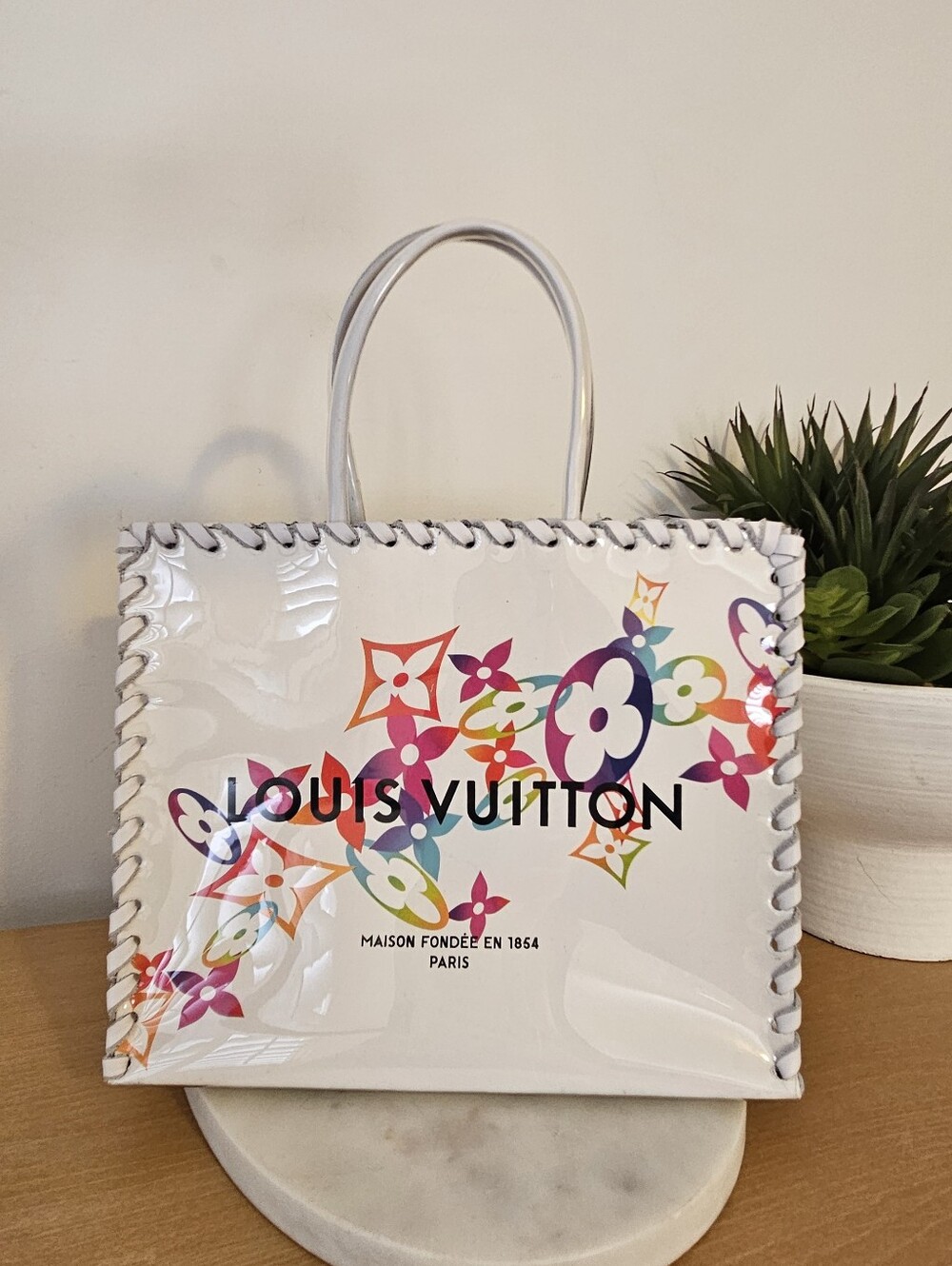 💓Louis Vuitton White Tote